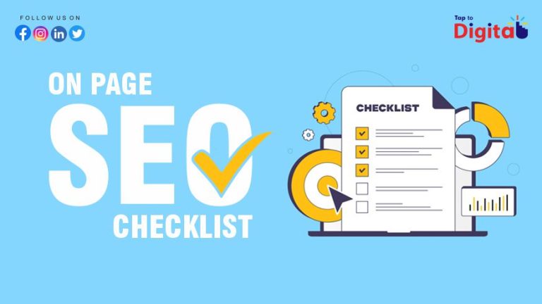 On Page seo checklist