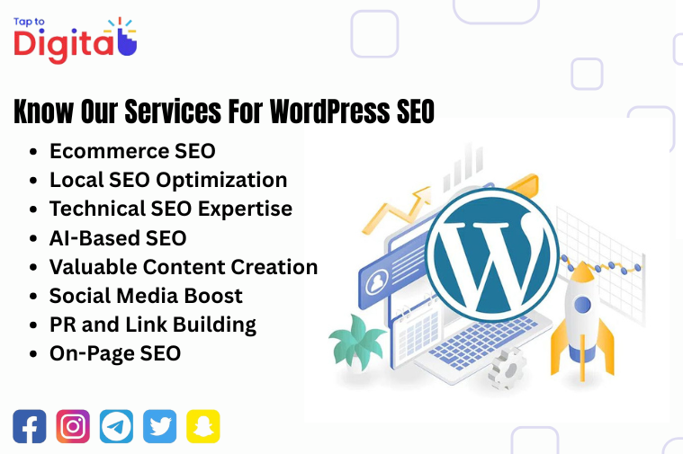 Know Our Services For WordPress SEO 