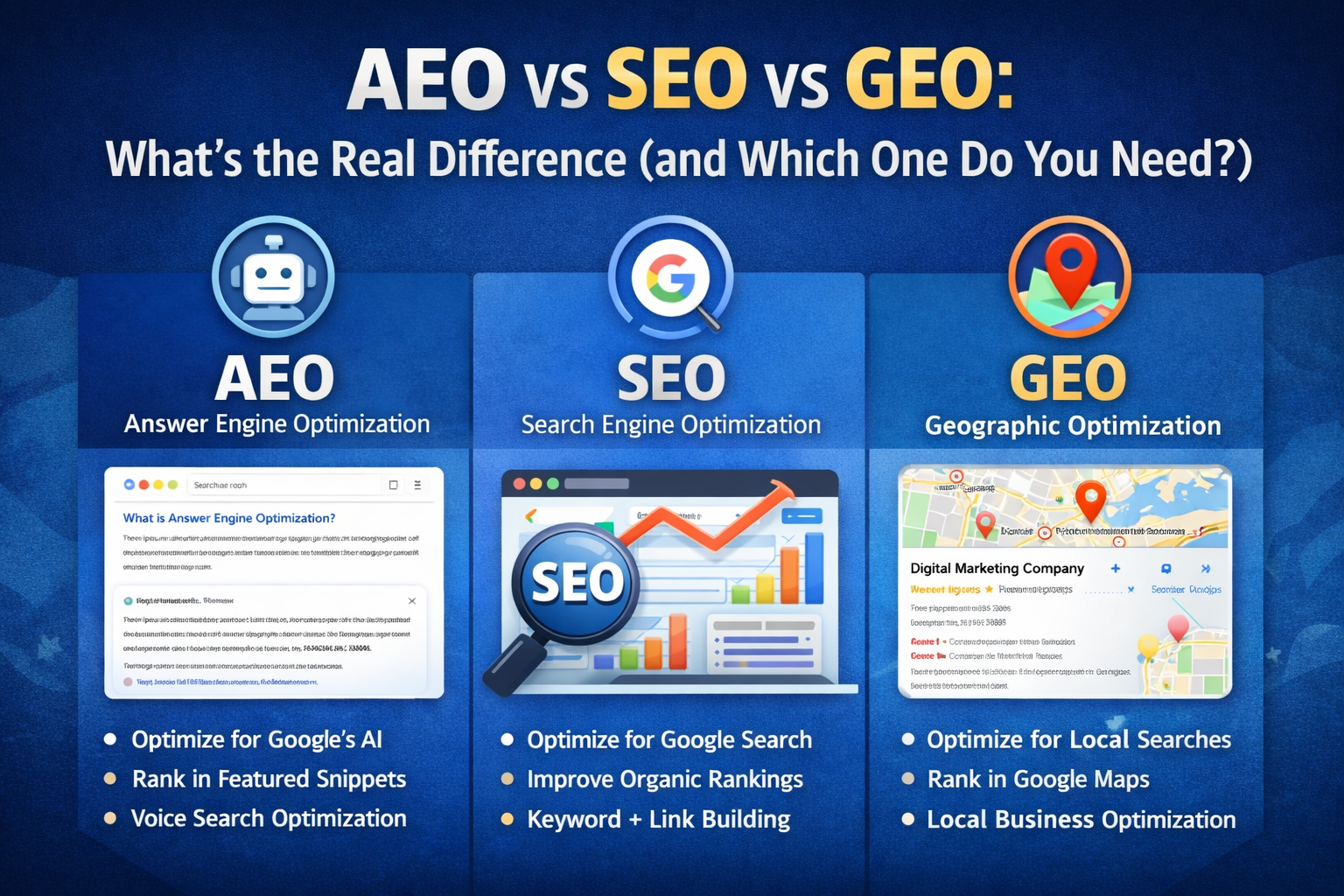 aeo vs seo vs geo